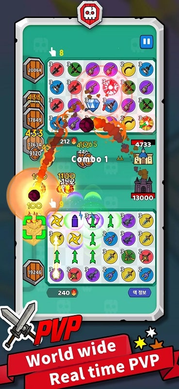 Match War! Puzzle &amp; Defense APK - screenshot 2