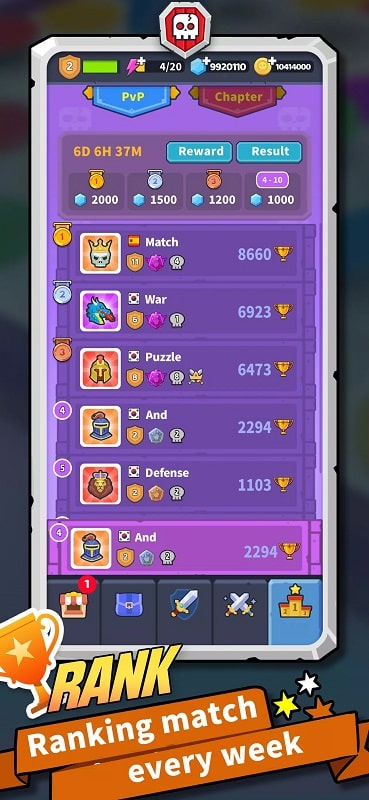 Match War! Puzzle &amp; Defense APK - screenshot 4