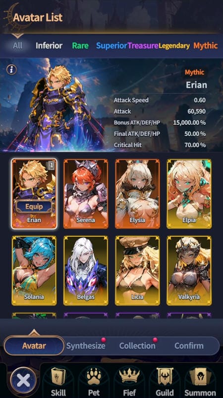 Legend of Avatar APK - screenshot 5