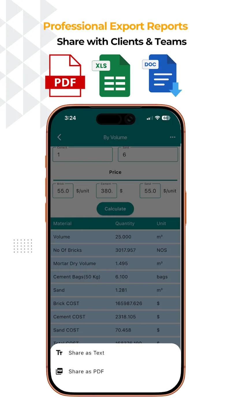 Construction Calculator A1 Pro - screenshot 6