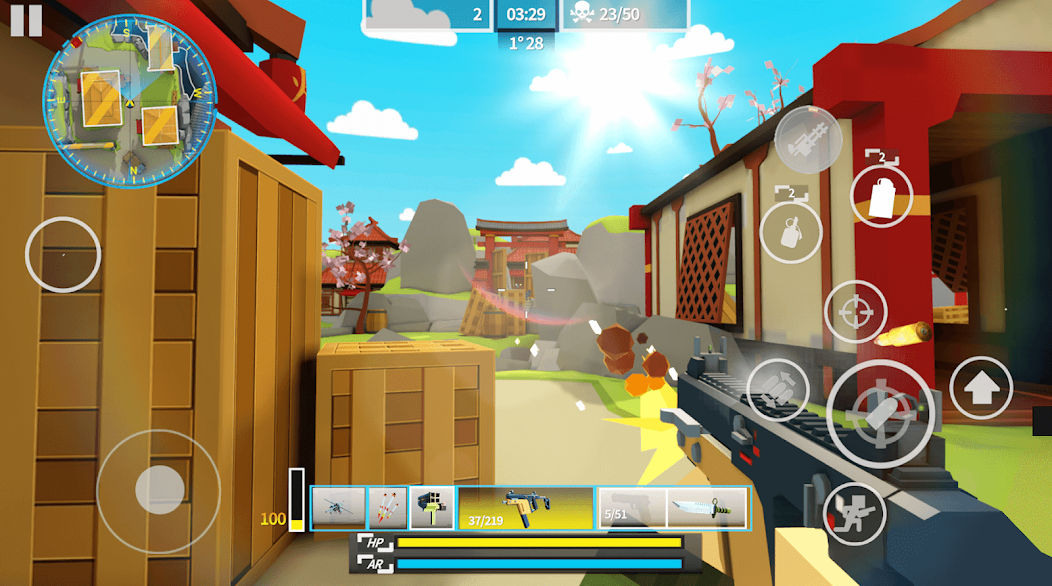 Bit Gun: Online Shooting Games - screenshot 1