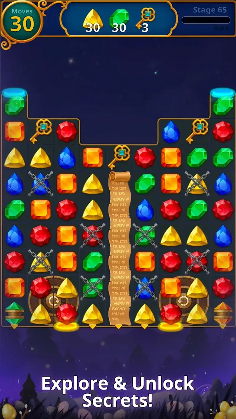 Jewels Magic MOD APK v26.0304.00 (Unlimited Moves, Times, Auto Win) - screenshot 3