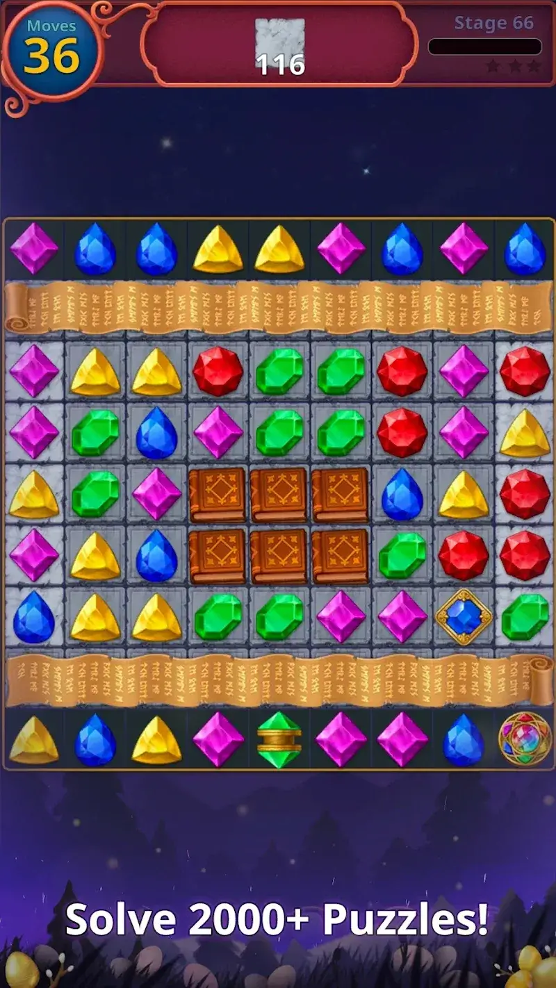 Jewels Magic MOD APK v26.0304.00 (Unlimited Moves, Times, Auto Win) - screenshot 4