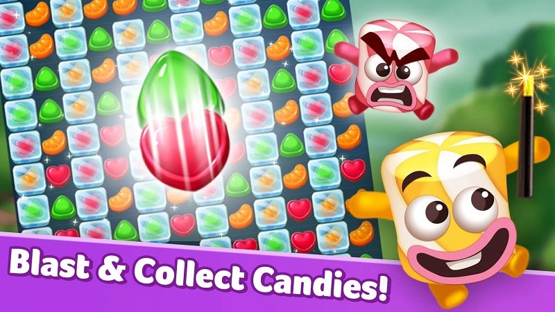 Lollipop &amp; Marshmallow Match3 APK - screenshot 1