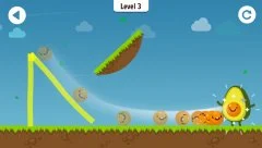 Where's My Avocado? Draw lines - screenshot 1