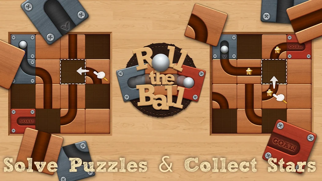 Roll the Ball: slide puzzle - screenshot 9