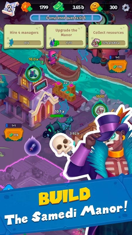 Samedi Manor Idle Simulator APK - screenshot 1