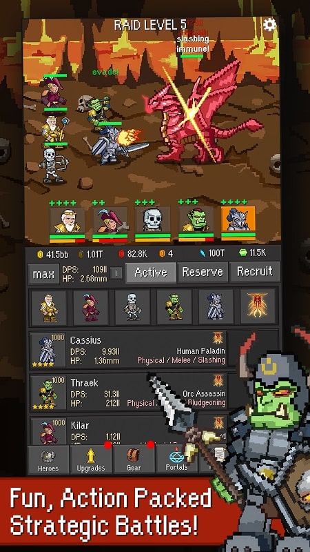 Idle Guardians Offline Idle RPG APK - screenshot 1