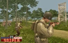 American vs Japanese Sniper - Hunter Survival FPS - screenshot 4