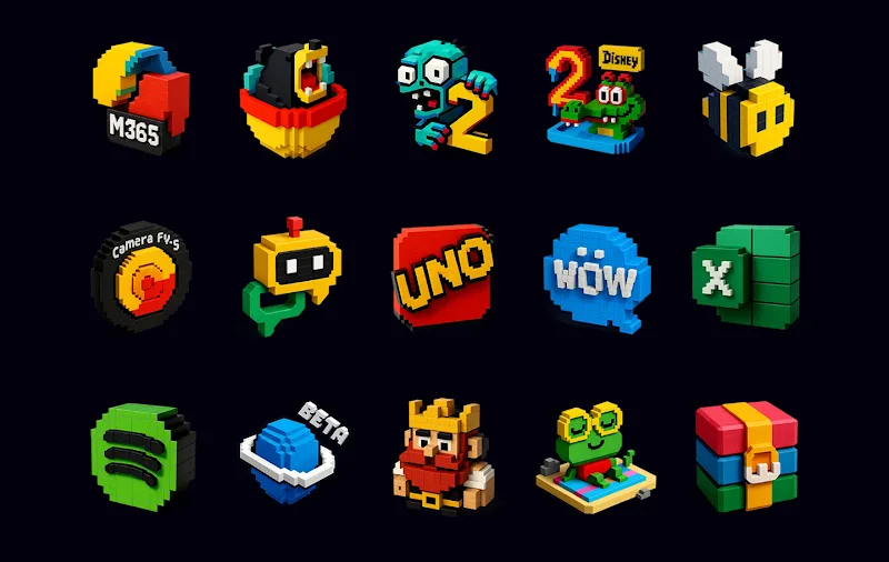 Blox - Icon Pack v1.1 APK (Full Version) - screenshot 5