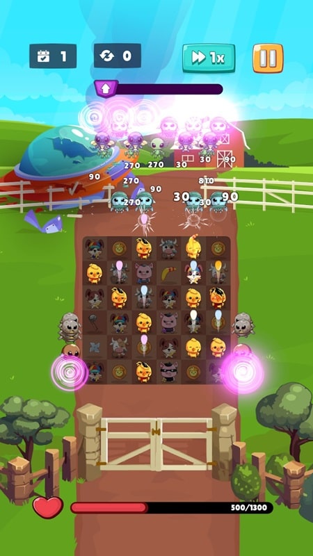 Farm vs Aliens APK - screenshot 1