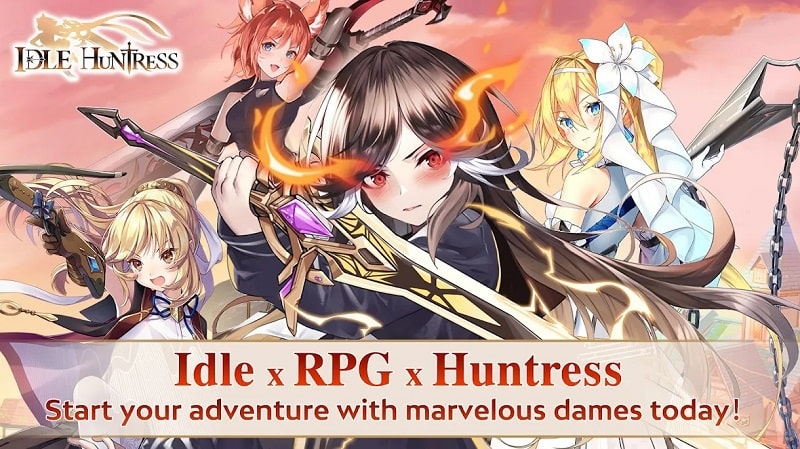 Idle Huntress Adventure APK MOD APK icon