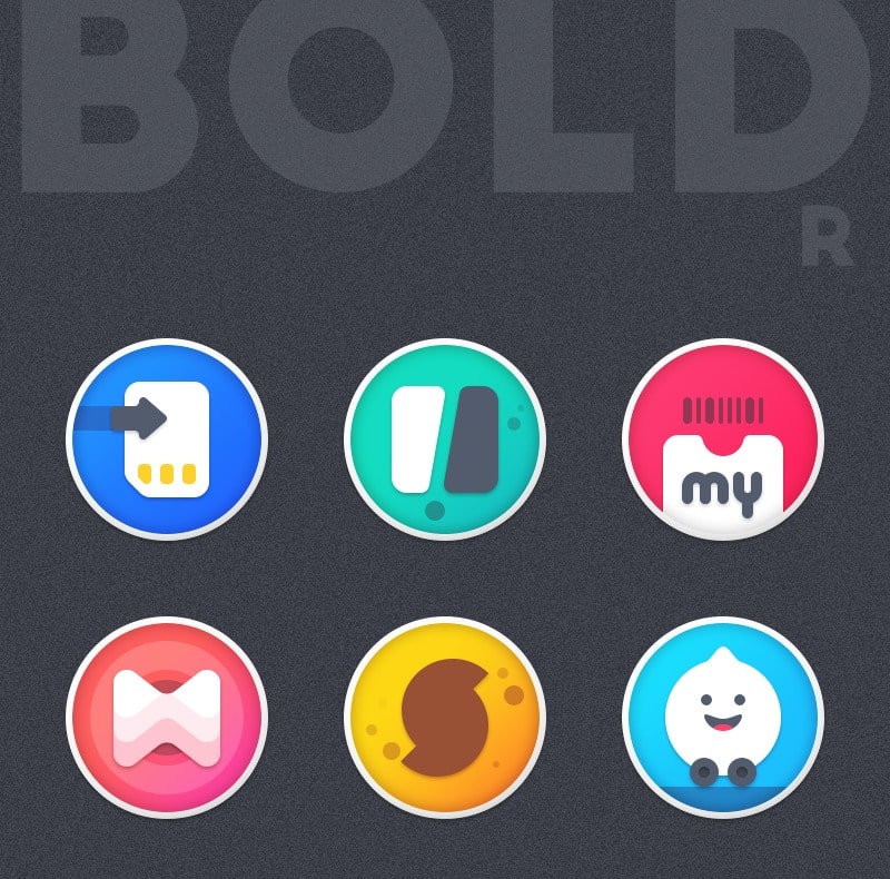 Boldr Icon Pack APK - screenshot 2