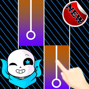 Sans Megalovania - Undertale piano game MOD APK icon