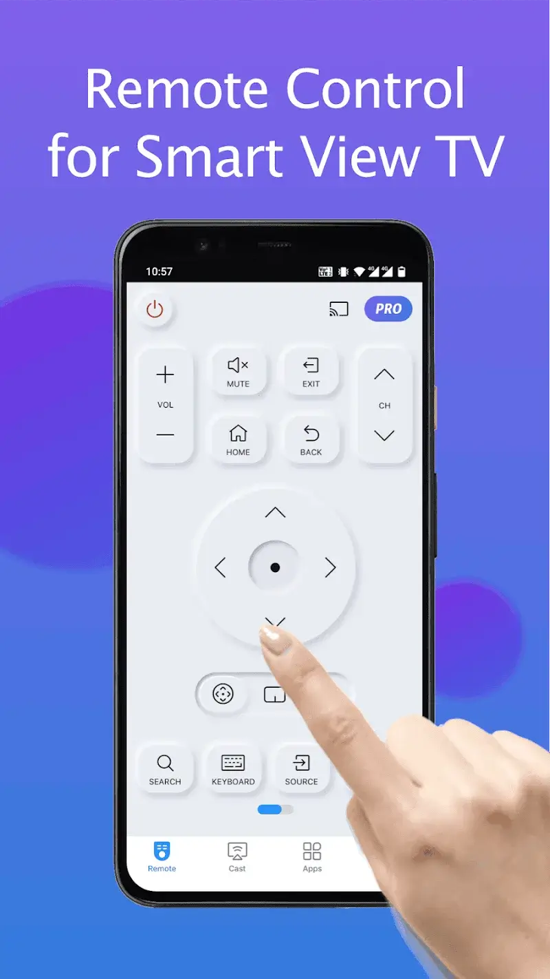 Remote for Smart Samsung TV - screenshot 1
