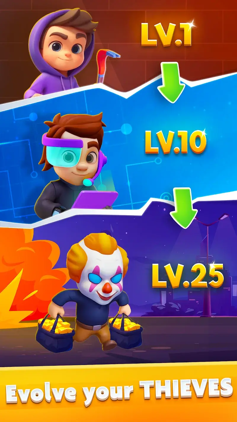 Merge Robbers Idle Merging - screenshot 3