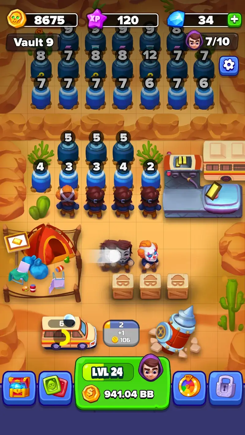 Merge Robbers Idle Merging - screenshot 4