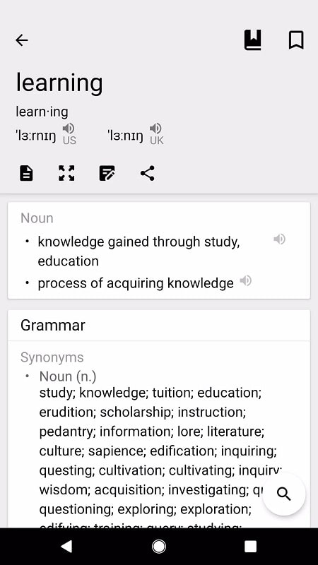 Dictionary & Translator APK - screenshot 2