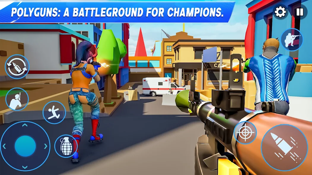 PolyGuns FPS - Shooter Strike - screenshot 22