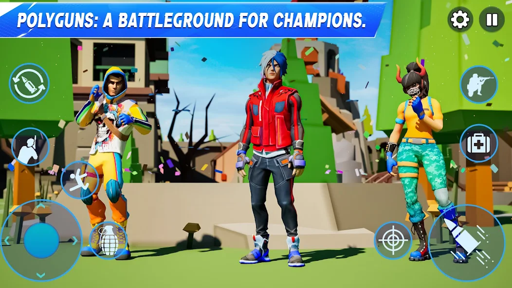 PolyGuns FPS - Shooter Strike - screenshot 23