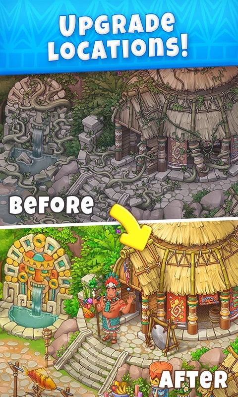 JungleMix Match-3 Game Puzzles APK - screenshot 2