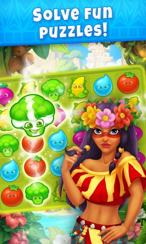 JungleMix Match-3 Game Puzzles APK - screenshot 4
