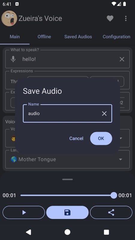 Zueira’s Voice APK - screenshot 2