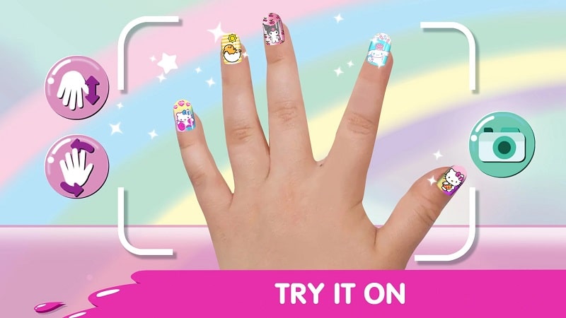 Hello Kitty Nail Salon APK - screenshot 3