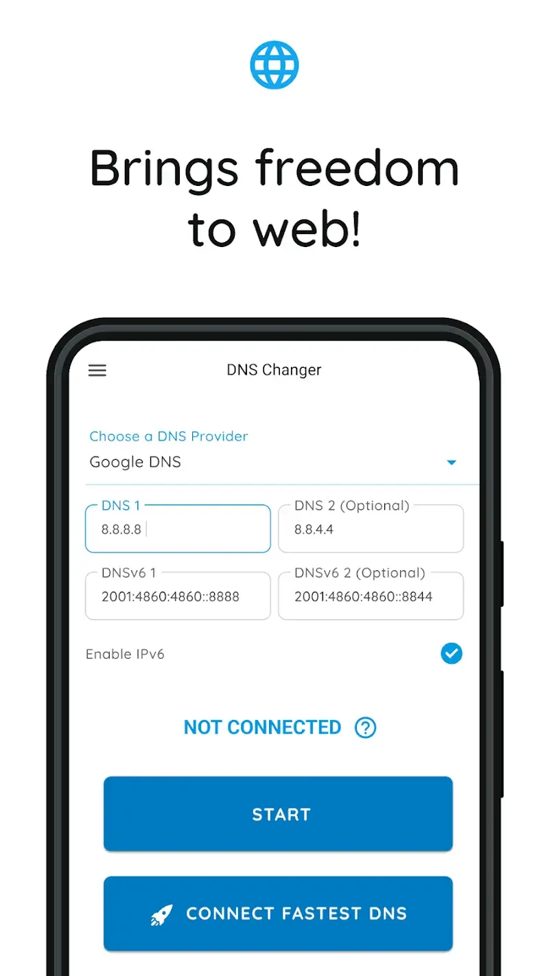 DNS Changer - screenshot 1