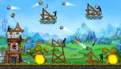 The Catapult — King of Mining Epic Stickman Castle - screenshot 2