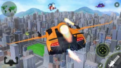 Flying Car Shooting- Ultimate Car Simulator 2020 - screenshot 2