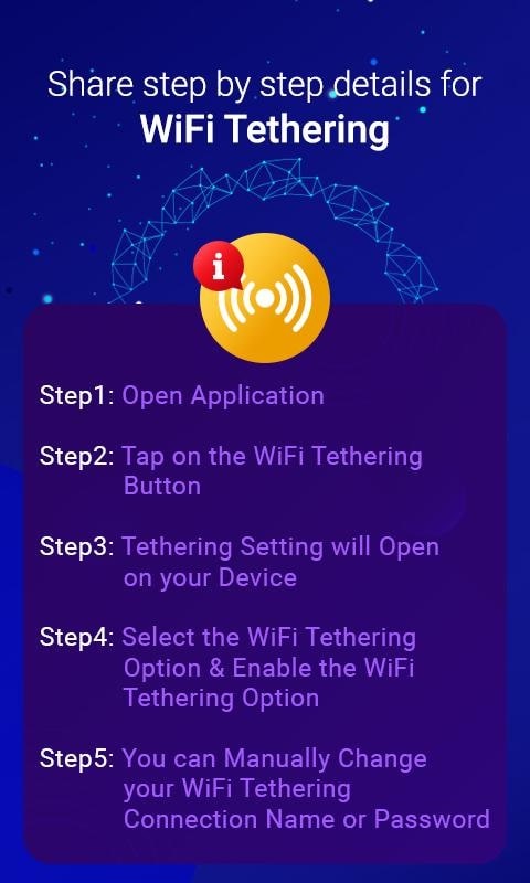 WiFi Tethering Internet Sharing APK - screenshot 1
