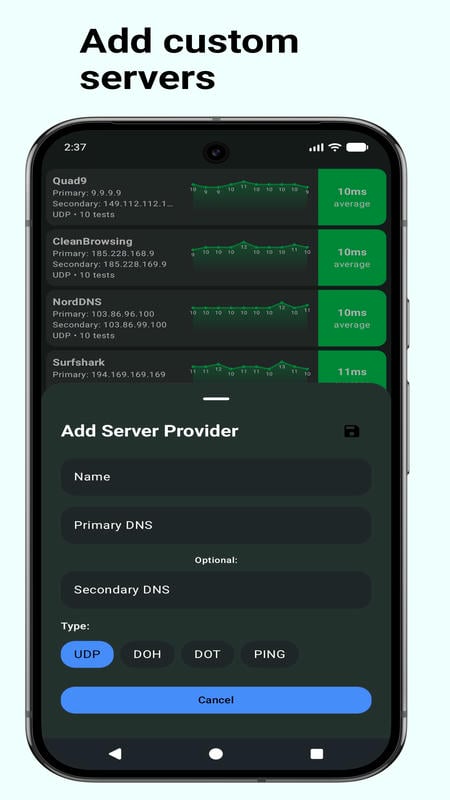 DNS Speed Test APK - screenshot 4