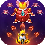 Cat Invaders -  Galaxy Attack Space Shooter MOD APK icon