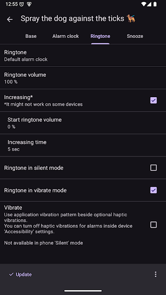 Alarm clock PRO - screenshot 4