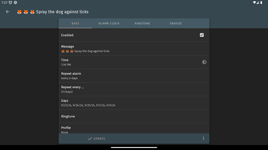 Alarm clock PRO - screenshot 8