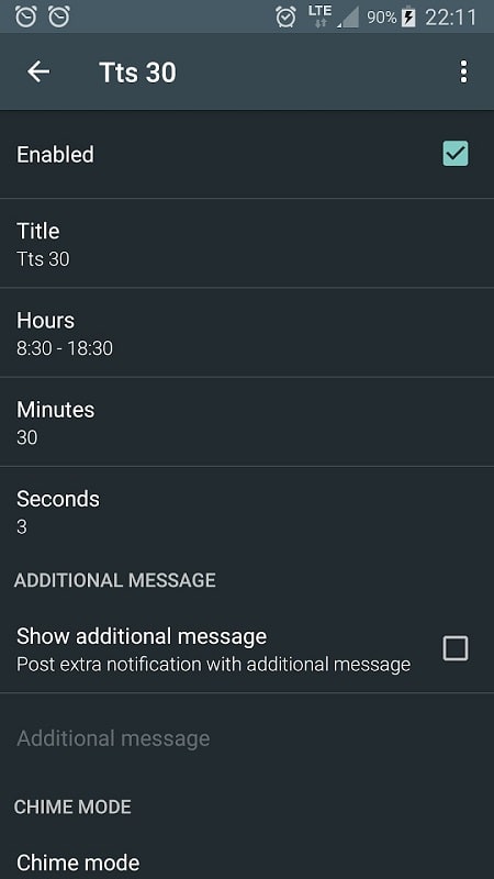 Hourly chime APK - screenshot 4