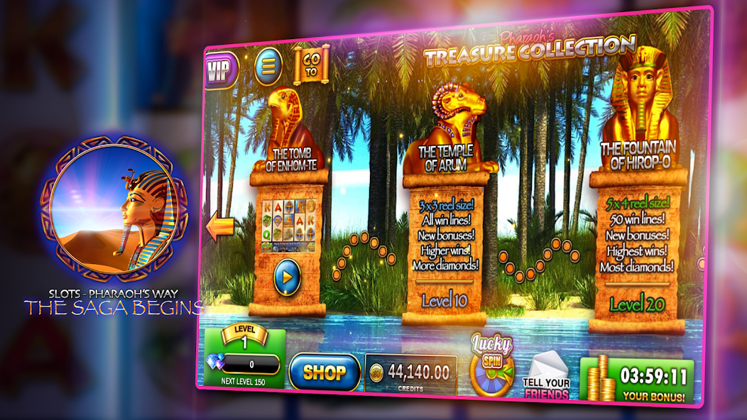 Slots - Pharaoh's Way - screenshot 3