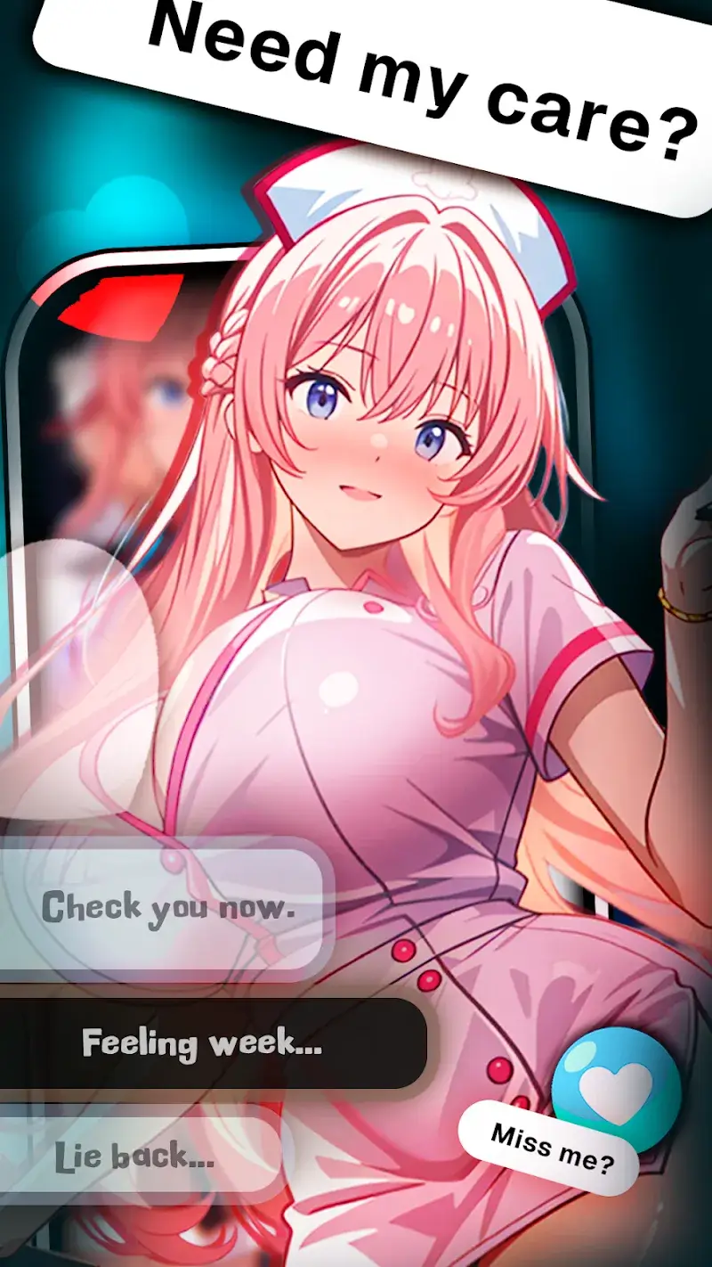 Anime Girlfriend Nurse Harem - screenshot 1