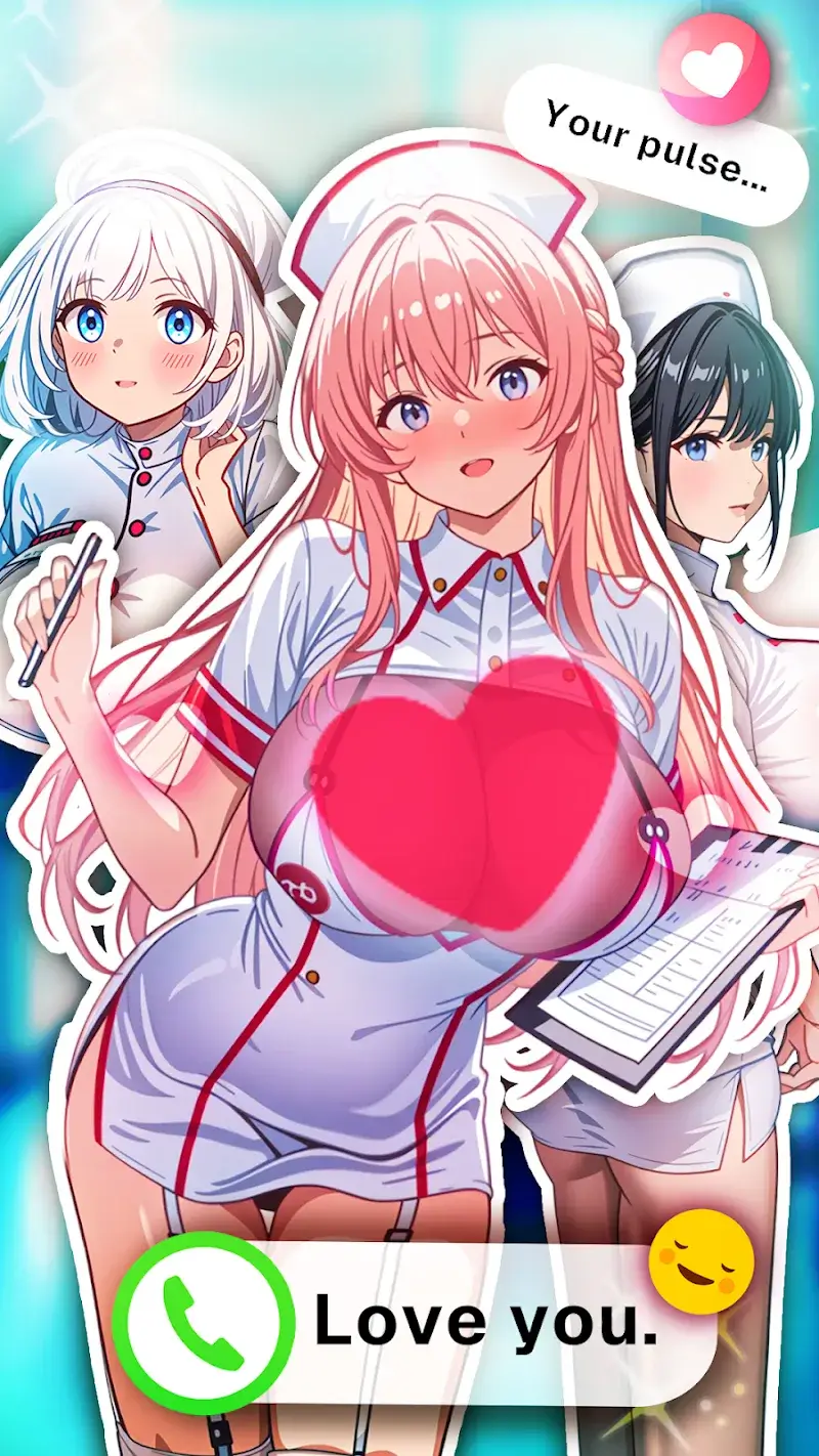 Anime Girlfriend Nurse Harem - screenshot 5