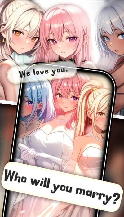 Anime Girlfriend School Harem APK - screenshot 1