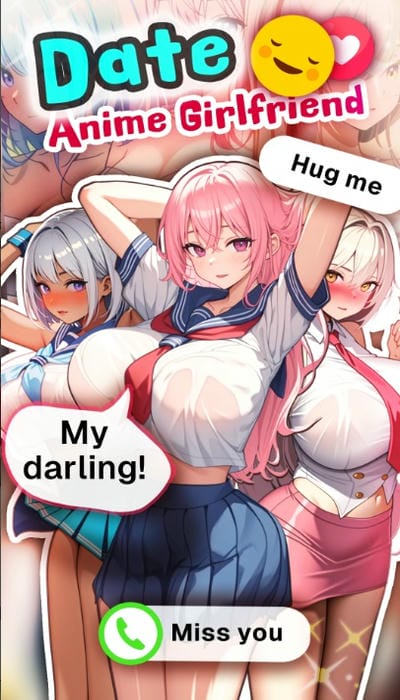 Anime Girlfriend School Harem APK - screenshot 2