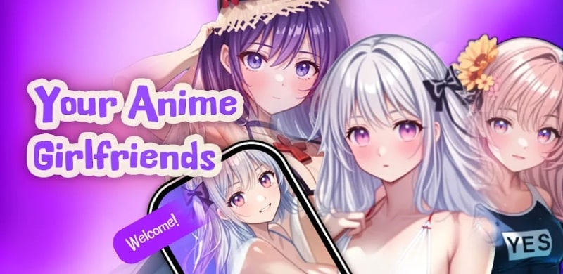 Anime Girlfriend Harem GalGame APK - app icon