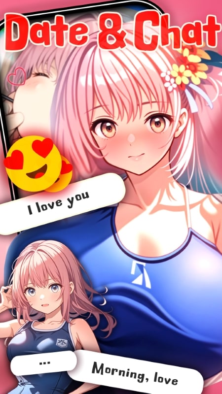 Anime Girlfriend Harem GalGame APK - screenshot 3
