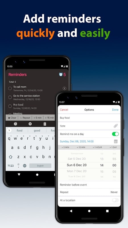 Reminders APK - screenshot 1