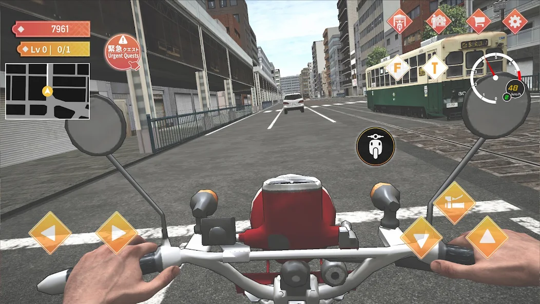 Japan Postman Moto Simulator - screenshot 1
