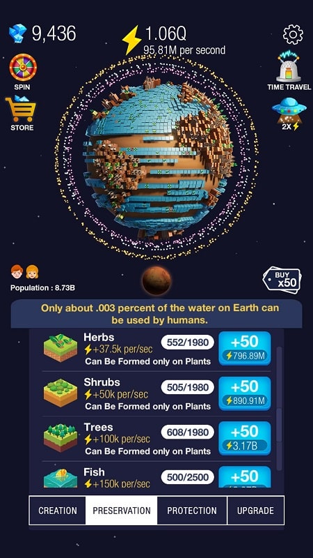 Idle World ! APK - screenshot 4