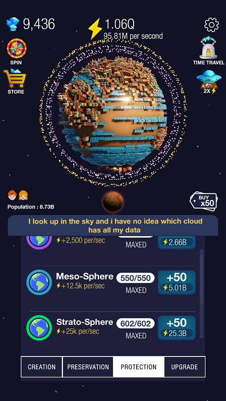 Idle World ! APK - screenshot 5