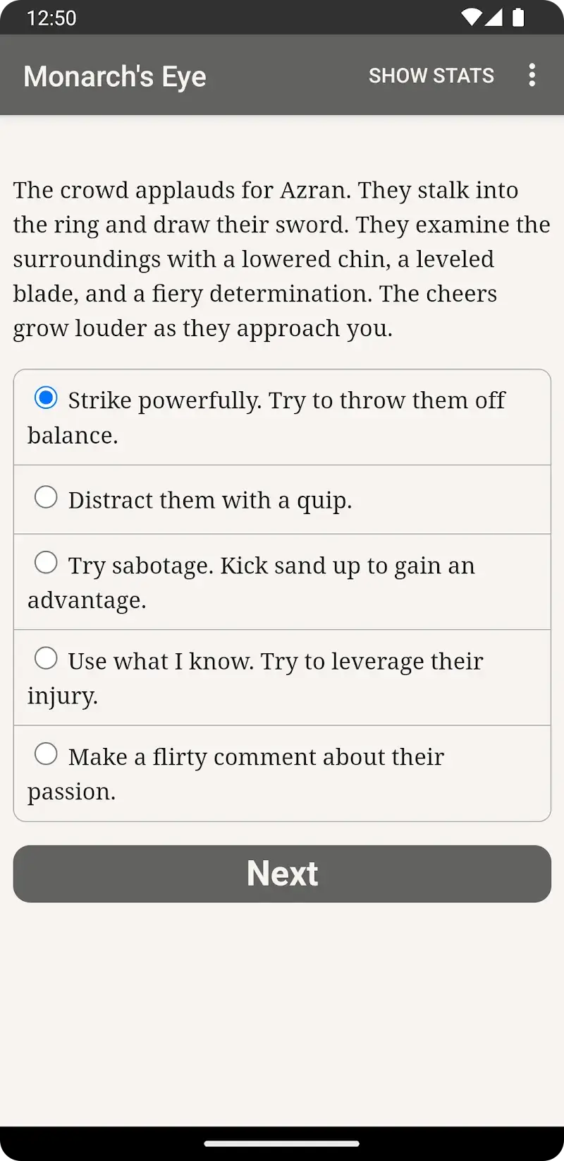 Games of the Monarch's Eye - screenshot 3