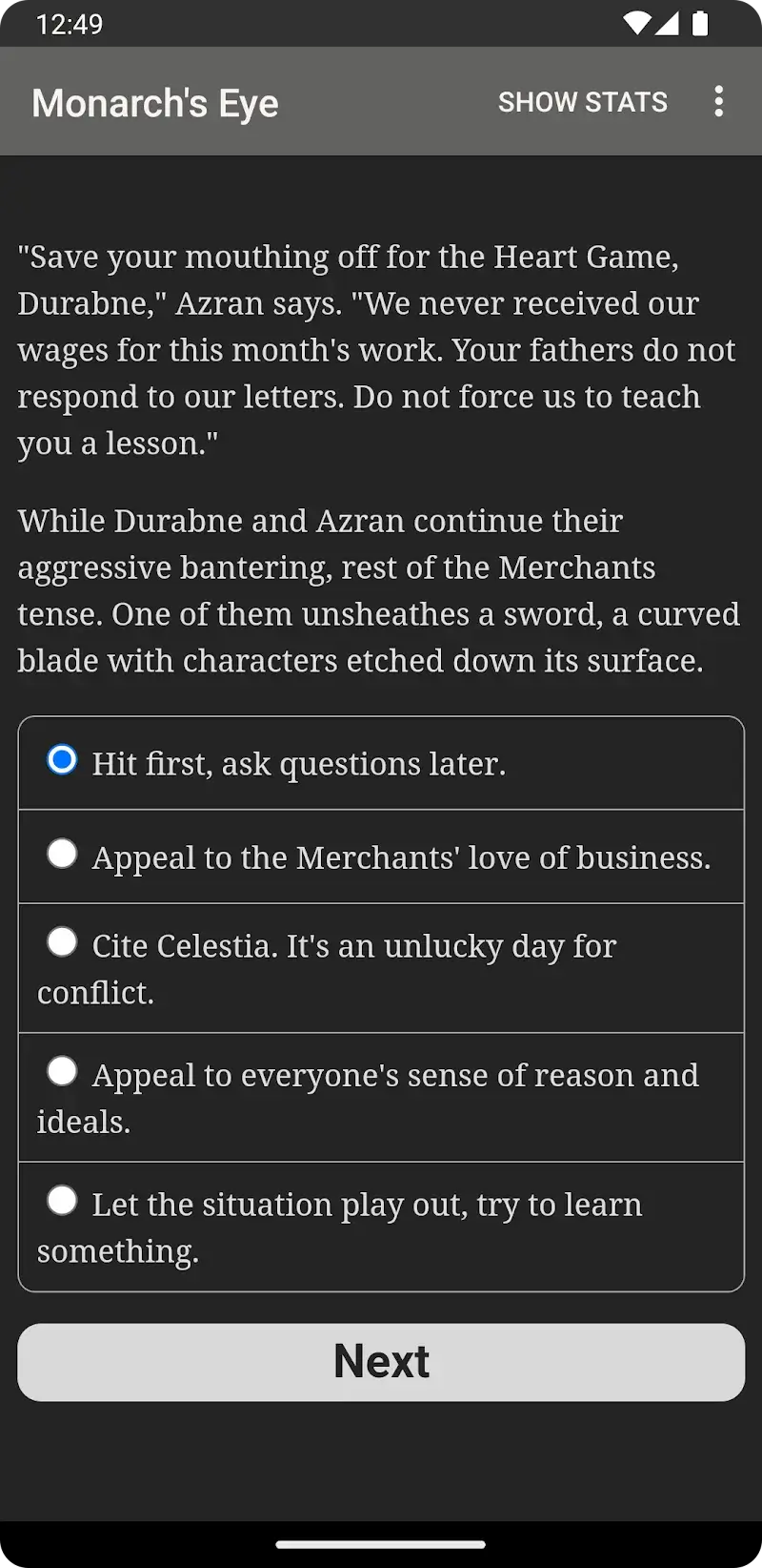 Games of the Monarch's Eye - screenshot 6